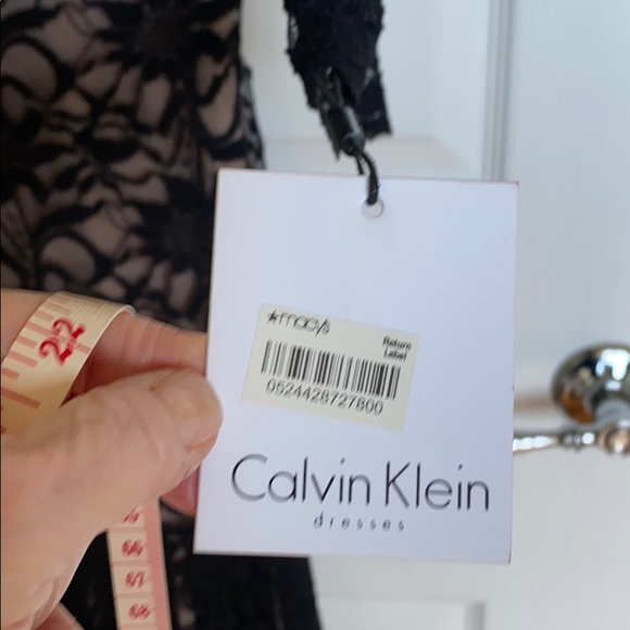 Calvin Klein Black Lace Lined Dress - Picture 4 of 6